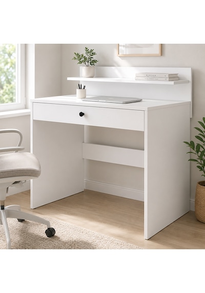 Perla 100 Cm Çalişma Masasi Beyaz Perla 100 Cm Çalişma Masasi Beyaz