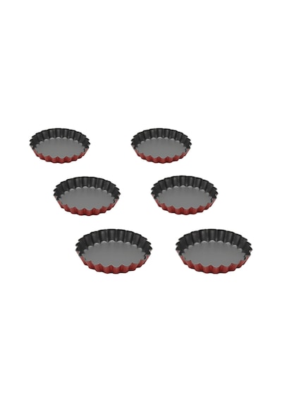Guardini Anto Mini 6'lı Tart Kalıbı Kırmızı