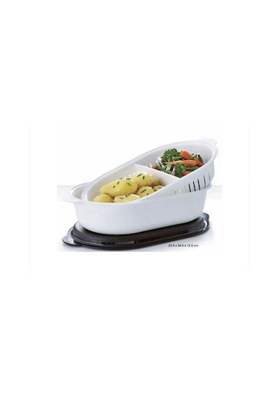 Tupperware Kristalin Oval Servis 4 L - Siyah Kapak N1142195