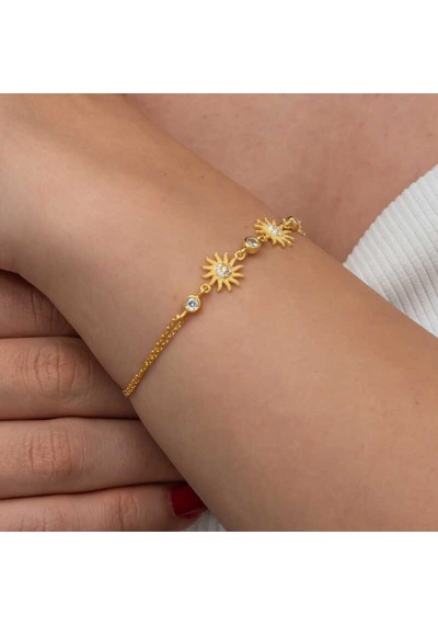 Casera's Gümüş Gold Güneş Kadın Bileklik Csr2185817 Gümüş