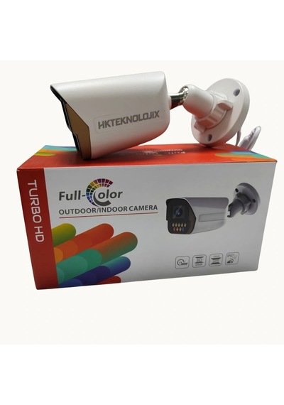 Hkteknolojix Gkt-ıp808 5 Mp Full-color 3.6mm Poe Sesli Bullet Ip Kamera Metal Kasa