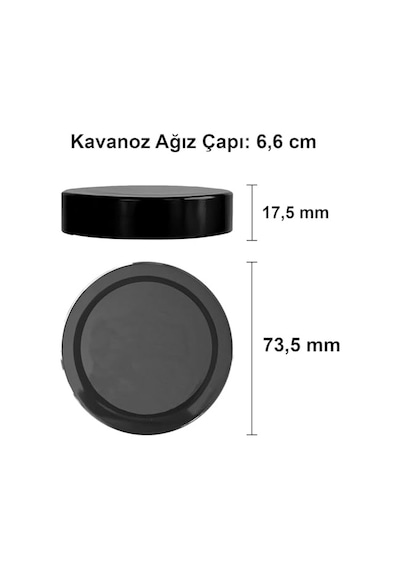Ml Kavanoz Metal Derin Kapaklı 255 Cc Şeffaf Reçel Marmelat Cam Kavanoz Deep 6 Adet Altın Kapak Diğer