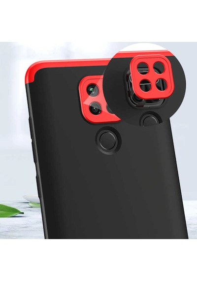 Xiaomi Redmi Note 9 Kilif 3 Parçali Lens Tam Koruma Gkk Kapak 409448613