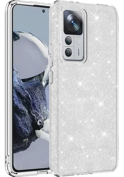 Xiaomi Mi 12T Kılıf Zore Shining Simli Silikon Kılıf