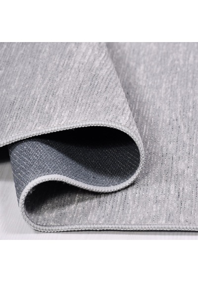 Çam Halı Crea Decolux Azade 8205 Gri Özel Kaymaz Tabanlı Pamuk Dokuma Kilim