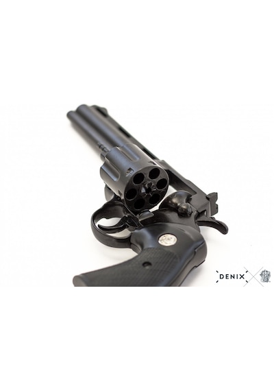 Denix Phyton Revolver Black 1955 Usa 31cm Koleksiyon Obje