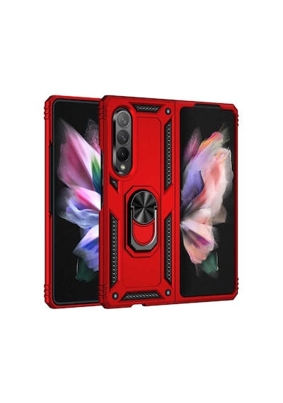 Samsung Uyumlu Galaxy Z Fold 3 Kilif Standli Miknatisli Silikon Kapak 483415114