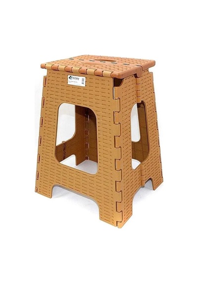 Jenerik Katlanır Rattan Tabure Büyük Çok Renkli