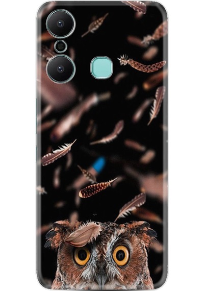 Infinix Hot 20 Play Kılıf Resimli Desenli Baskılı Silikon Green Prizma 1347