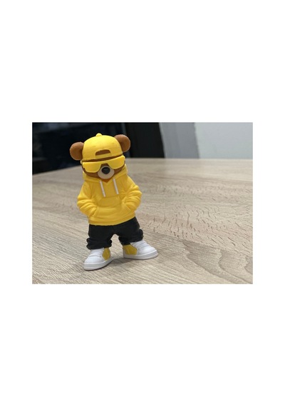 Kapüşonlu Ayı Figürü 10cm