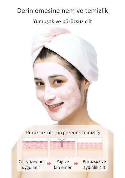 Bioaqua Şeftali Özlü Nemlendirici ve Aydınlatıcı Çamur Kil Maskesi 50 G