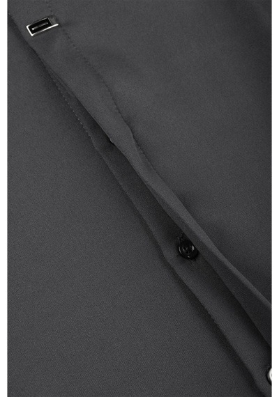 Deep Sea Deepsea Antrasit Slim Fit Likralı Kolay Ütülenebilir Gizli Düğmeli Erkek Gömlek 2602614 Deep Sea Deepsea Antrasit Slim Fit Likralı Kolay Ütülenebilir Gizli Düğmeli Erkek Gömlek 2602614