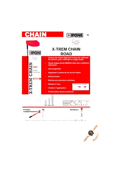 X-trem Chaın Road 750 Ml Zincir Yağı Genel Kullanım