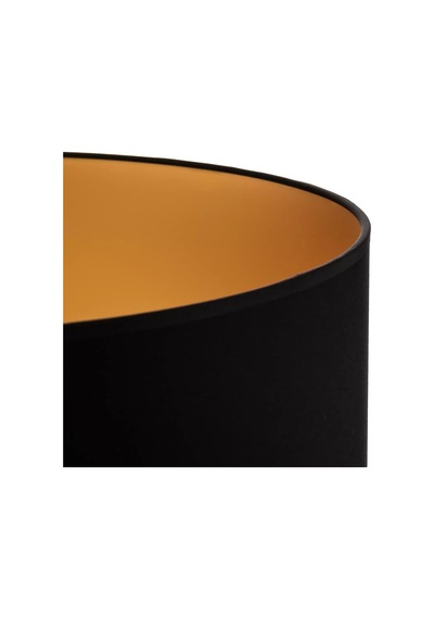 Levaillant Siyah Lambader Şapka & Başlık - İçi Gold Kaplama, 45 Cm Çap, 26 Cm Yükseklik - Özel Üretim & Kusursu Diğer