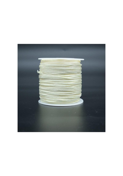 Paraşüt - Bileklik Ipi Krem - Ekru 100 Mt 0,8 Mm