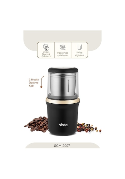 Sinbo SCM-2997 Kahve & Baharat Öğütücü