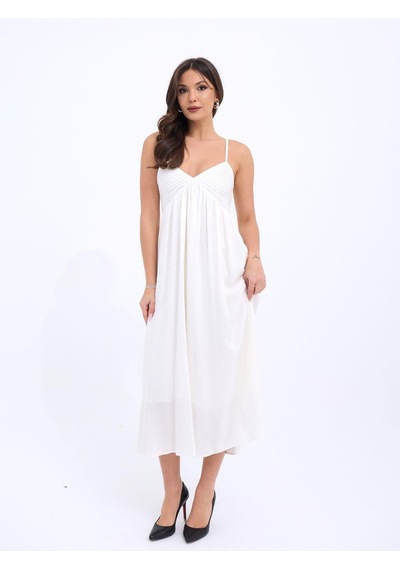 Meleners 7322 Elbise-ekru Ekru