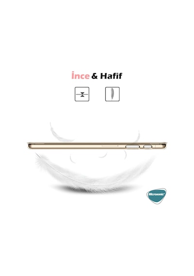 Huawei Matepad Se İçin Kılıf Slim Translucent Back Smart Cover Pembe Matepad Se İle Uyumlu Kılıf - Pembe