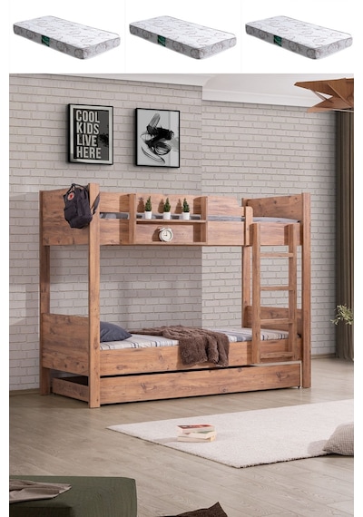 Ranza , Asya Ayrılabilir Yavrulu Ranza + 3 Adet Comfort Yatak 90 X 190 CM