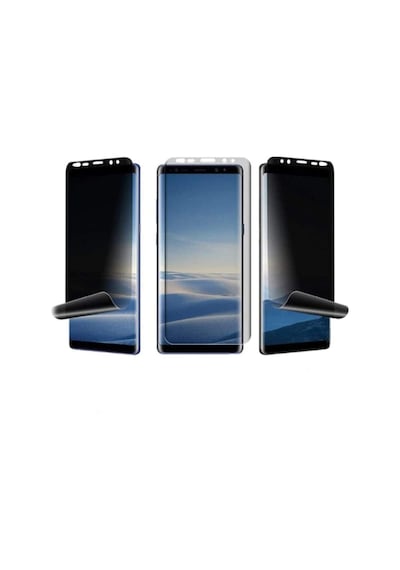 Samsung Galaxy S21 Privacy Gizlilik Filitreli Full Kaplayan Kavisli Polymer Nano Ekran Koruyucu