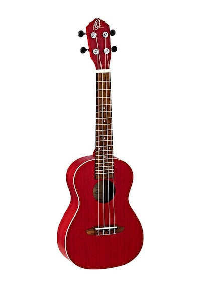 Ortega Rufire Rufıre Concert Ukulele Red Satin