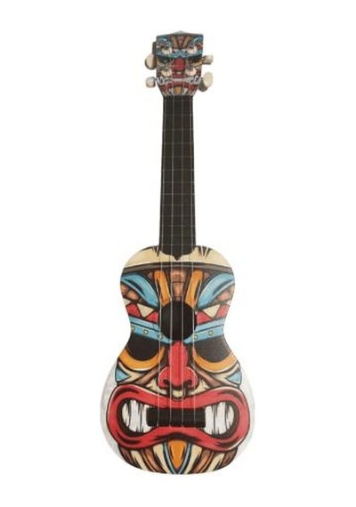 Soprano Ukulele Yüz Desenli
