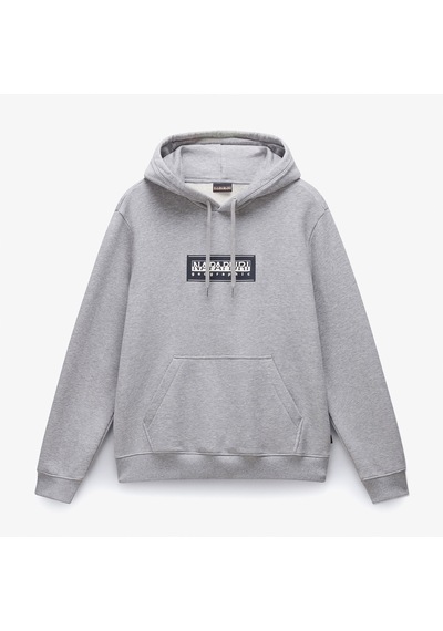 Napapijri B-box Logo Erkek Gri Sweatshirt Np0a4ı191601 Gri