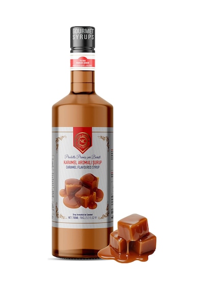 Nish Karamel Aromalı Şurup 700 Ml - Pet Şişe