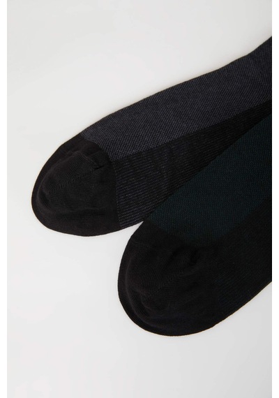 DeFacto Erkek Dikişsiz Ultra Soft 2'li Bambu Premium Uzun Çorap C2534AXNSKR1 DeFacto Erkek Dikişsiz Ultra Soft 2'li Bambu Premium Uzun Çorap C2534AXNSKR1