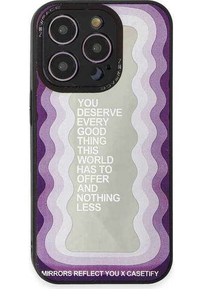 Ilkeshop Newface Apple iPhone Uyumlu 12 Pro Kılıf Mirror Desenli Kapak - Mirror - 5