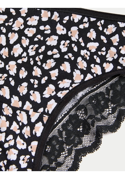 Marks & Spencer 5'li Dantel Detaylı Brazilian Külot Seti T61005184B Çok Renkli