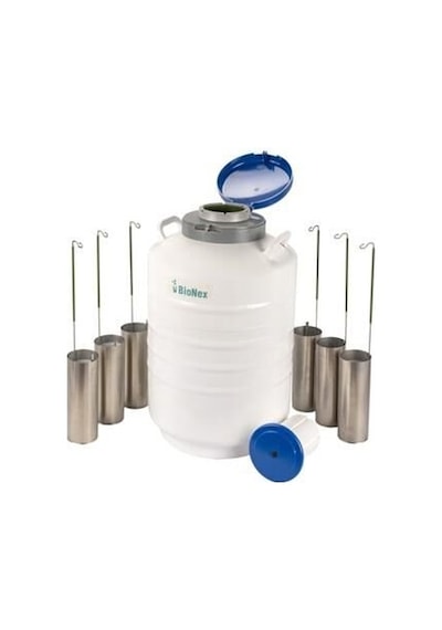Sıvı Azot Tankı 35 Lt Geniş Ağızlı