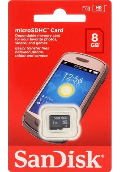 Sandisk Micro Sd 8Gb Hafıza Kartı Sdsdqm-008G-B35