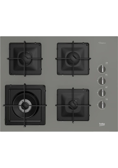 Beko BFC 631 G - Bock 6510 EWG - BDE 6062 G Gri Buhar Destekli Ankastre Set