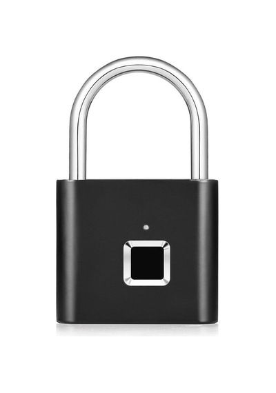 Dailytech Parmak İzi Okuyuculu Asma Kilit Usb Şarjlı