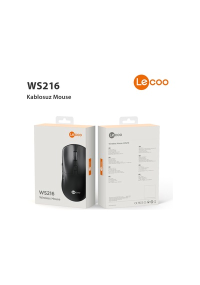 Lecoo WS216 Kablosuz 1600 Dpı 7 Tuşlu Optik Mouse
