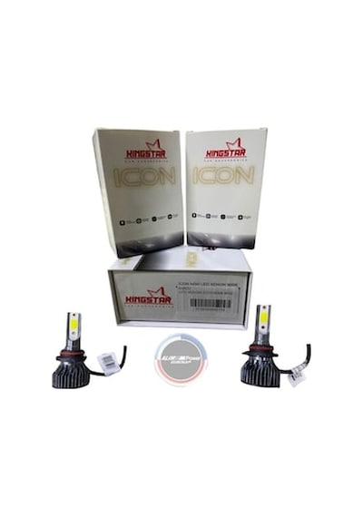 Kingstar Icon Mini Led Xenon Far Ampul - H4 - Universal Yüksek Aydınlatma