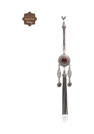 Ay Yıldız Süpürge Model 925 Ayar Gümüş Tesbih Püsükülü 201024969