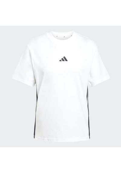 Adidas Essentials 3-stripes Cotton Kadın T-shirt Jd0844 Beyaz