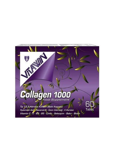 Vitawin Kollajen + Hyaluronik Asit 60 Tablet