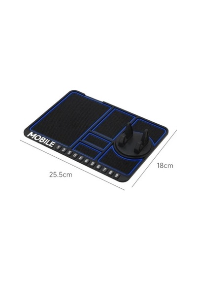 Araç İçi Kaymaz Telefon Tutucu Mat Torpido Organizer Kaydırmaz Silikon Dashboard Standı