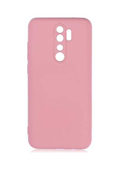 Noktaks - Xiaomi Uyumlu Xiaomi Redmi Note 8 Pro - Kılıf İçi Kadife Koruyucu Mara Lansman Kapak - Pembe Açık