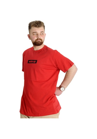 Mode Xl Büyük Beden Erkek T-Shirt Keep The Glow 23149 Kırmızı 001 Mode Xl Büyük Beden Erkek T-Shirt Keep The Glow 23149 Kırmızı 001