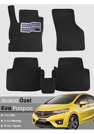 Honda Jazz Hatchback 2012-2014 Uyumlu Eva Paspas Tam Set Araca Özel,kolay Montaj 232
