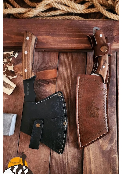 2li Outdoor Balta Bıçak Set Kamp Baltası Bıçağı Budama Baltası Lo