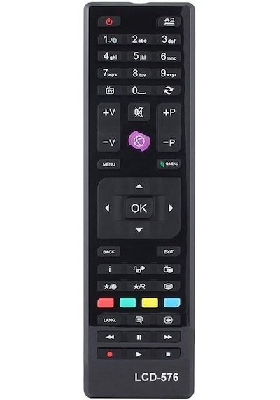 Vestel Uyumlu Smart Led Tv Mini Uzaktan Kumanda