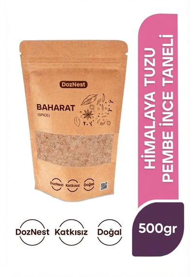 Doznest Himalaya Tuzu Pembe İnce Tane 500 Gr