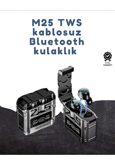 Ergonomik Tasarımlı Bluetooth Kulaklık Suya Dayanıklı Dokunmatik Kontrollü Belirtilmemiş