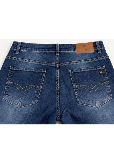 Annex Büyük Beden Cepli Boru Paça Erkek Denim Pantolon Kahverengi