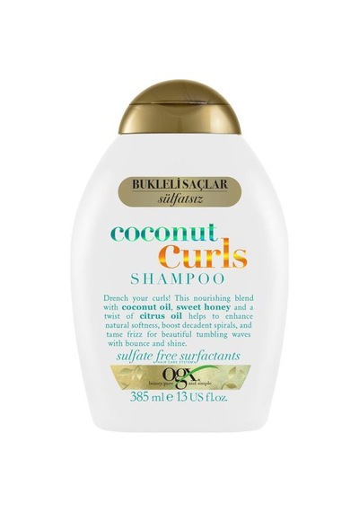 OGX Bukleli Saçlar için Nemlendirici Coconut Curls Sülfatsız Şampuan 385 ML